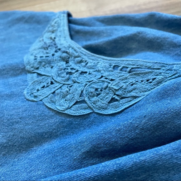 Vintage Denim A-line Skirt - Picture 7 of 8